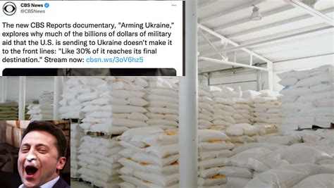 30% of the money reaches Ukraine's war effort. Lmao... Everything about Ukraine is a jewish scam.