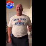 “White guy” shows his support for Kamala Harris (and Tim Walz) by dancing in a cringe video.