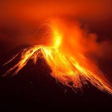 Volcano erupted in Sakurajima, Japan