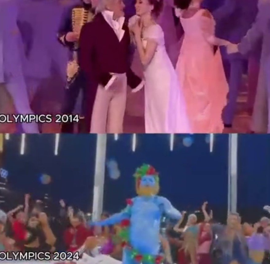 Comparison Clip of the Olympics: 2014 vs. 2024