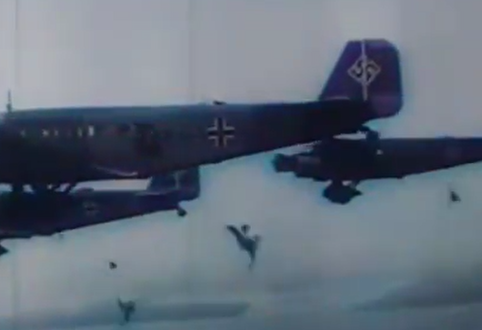Germany’s Fallschirmjäger (Paratroopers) of the Luftwaffe in the Wehrmacht army during World War 2 (1940)